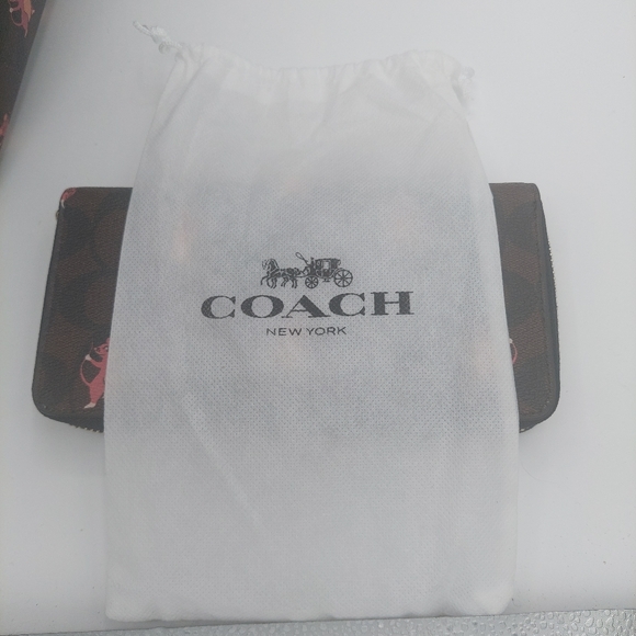 Coach Dancing party mice city tote matching wallet nwt and wallet dusty - Picture 11 of 11